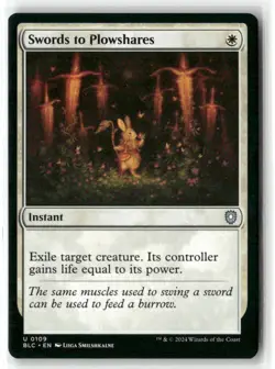 Swords to Plowshares Commander: Bloomburrow Regular - Image 1