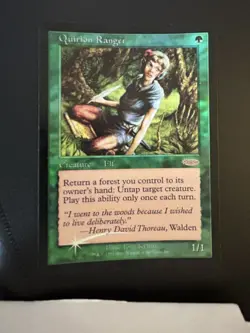 FOIL Quirion Ranger | MtG Magic FNM Promos | English | Heavily Played (HP) - Image 1