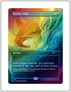 1x Reality Shift, Foil, D&D Secret Lair Drop, Magic the Gathering MTG NM - Image 1