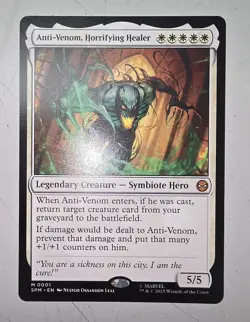 MTG - Marvel's Spider-Man - Anti-Venom, Horrifying Healer #0001 - Non Foil NM - Image 1