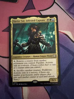 MTG, Xavier Sal, Infested Captain Commander: the Lost Caverns of Ixalan Regular - Image 1