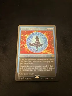 Force of Negation (Foil Etched) Double Masters 2022 Foil - Image 1