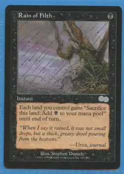 MTG: Urza's Saga: Rain of Filth - Image 1