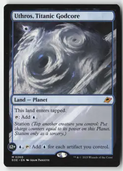 MTG - Uthros, Titanic Godcore M Edge of Eternities 260 LP-NM - Image 1