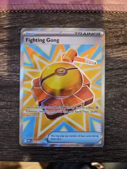 Pokemon Fighting Gong 168/132 Ultra Rare Full Art Mega Evolution English MINT - Image 1