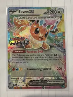 Pokemon TCG Prismatic Evolutions Stamped Promo Card Lot 6 CARDS NM - Image 2