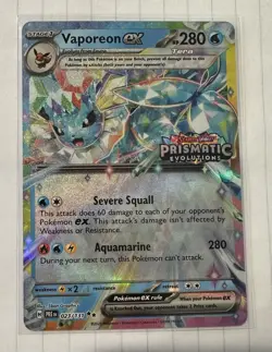 Pokemon TCG Prismatic Evolutions Stamped Promo Card Lot 6 CARDS NM - Image 3