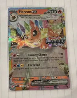 Pokemon TCG Prismatic Evolutions Stamped Promo Card Lot 6 CARDS NM - Image 4