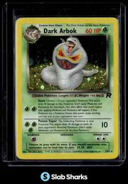 2000 POKEMON TEAM ROCKET 2/82 DARK ARBOK HOLO - Image 1