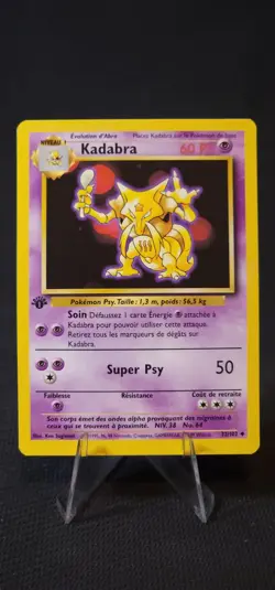 Pokemon - 1st Edition French Kadabra -32/102 Base Set - NM - Image 1
