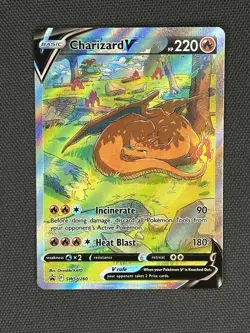 2022 Pokemon Charizard VSTAR SWSH262 and Charizard V 260 Black Star Promo UPC - Image 3