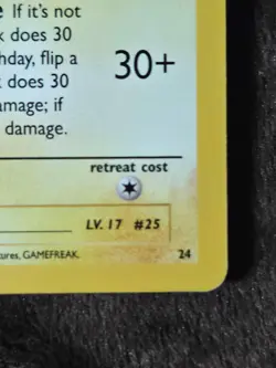 NM Condition 2021 Pokemon Celebrations Birthday Pikachu Holo Black Star #24 - Image 3