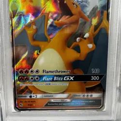 2019 Pokemon Sun & Moon Hidden Fates #9 Charizard GX PSA 10 GEM MINT - Image 3