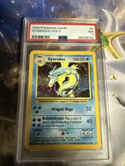 GYARADOS - PSA 7 - HOLO 1999 POKEMON BASE SET UNLIMITED #6 - Image 1