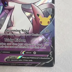 Pokemon Dark Sylveon V SWSH134 Black Star Promo Celebrations 25th Anniversary NM - Image 4