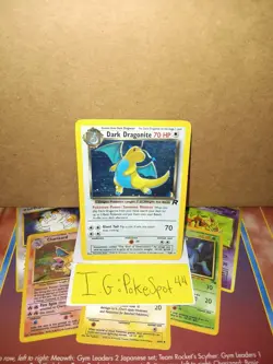 Pokemon 1999 Team Rocket Dark Dragonite Holo #5/82 Moderately Played - Image 1