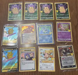 Pokemon Celebrations 25th Anniversary Lot ( Blastoise, 4 FA Pikachu, ETB Promo) - Image 1