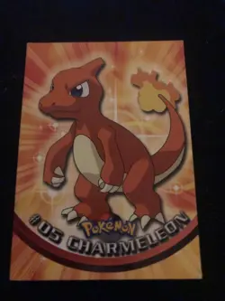 Pokemon Charmeleon #05 Topps Series 1 TV Animation Edition Black Label - EX - Image 2