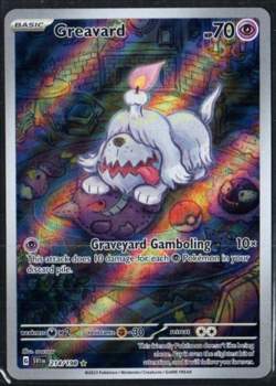 Greavard 214/198 Illustration Rare Pokemon SV01 Scarlet & Violet Base Set NM - Image 1