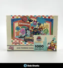 POKEMON CENTER ANAHEIM 2025 WORLD CHAMPIONSHIPS 1000 PIECE PUZZLE SEALED - Image 1