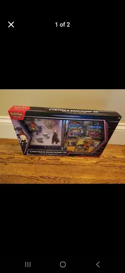 Pokemon Cynthia’s Garchomp ex Premium Collection Box - Image 1