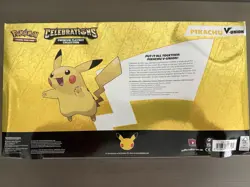 Pokemon Celebrations Premium Playmat Collection Pikachu V-UNION Damaged Box - Image 2
