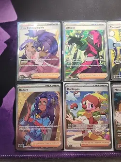 Pokemon TCG Full Art Trainer Lot of 6 Near Mint Condition - Image 2