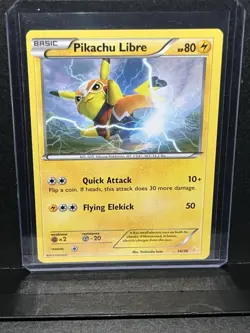 Pokemon TCG Pikachu Libre Non Holo 14/30 XY Trainer Kit NM - Image 1
