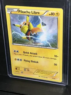 Pokemon TCG Pikachu Libre Non Holo 14/30 XY Trainer Kit NM - Image 3