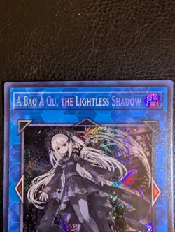 Yugioh A Bao A Qu, the Lightless Shadow SUDA-EN049 Secret Rare 1st Ed Near Mint - Image 2