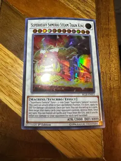 Superheavy Samurai Steam Train King BLLR-EN011 1st Edition Ultra Rare LP + BONUS - Image 1