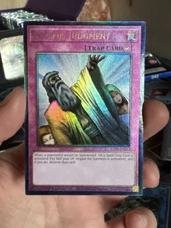 Solemn Judgment 1st Edition Prismatic Ultimate Rare RA02-EN075 Yu-Gi-Oh! - Image 1