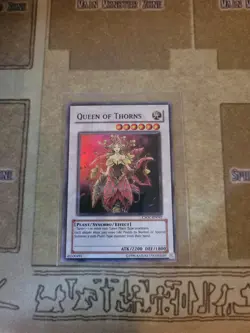 YUGIOH QUEEN OF THORNS CSOC-EN042 SUPER UNLIMITED ED VLP - Image 1