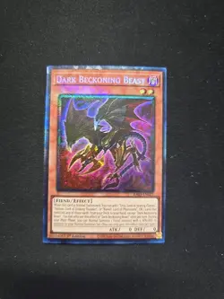 Yugioh! Dark Beckoning Beast - RA03-EN027 - Collector's Rare 1st Edition - Image 1