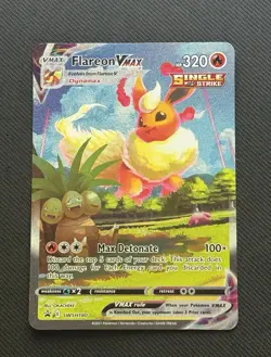 Flareon VMAX SWSH180 Jumbo Cards Pokemon Promo Holo - Image 1