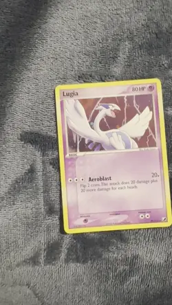 Lugia - Holographic Pokemon Card - Unseen Forces #29/115 Rare - TCG - from 2005 - Image 2