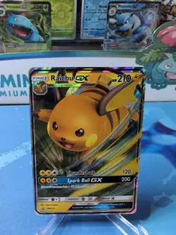 Raichu GX - SM213 - Pokemon Sun & Moon Promo Ultra Rare Card NM - Image 1