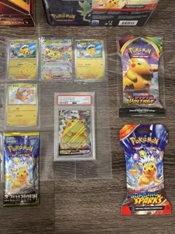 Pokemon Card Lot Of 14 Pikachu Cards, 1 Box, 1 Tin & 3 Pikachu Related Packs! 🔥 - Image 4