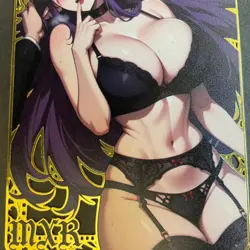 Goddess Story Gold METAL Card - Serial Number #/100! Anime Girl Elf Bikini - Image 3
