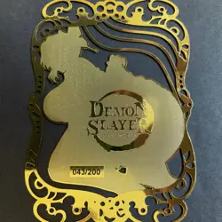 Goddess Story Gold METAL Card - Serial Number #042/200! - Anime Bikini Demon - Image 1