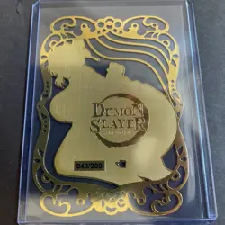 Goddess Story Gold METAL Card - Serial Number #042/200! - Anime Bikini Demon - Image 2