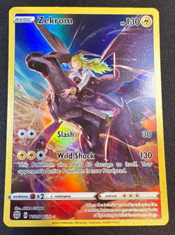 Zekrom TG05/TG30 Swsh09: Brilliant Stars Trainer Gallery Holo Pokemon Card - Image 1