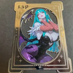 Goddess Story Gold METAL Card - Serial Number #053/100! - Anime Bikini Morrigan - Image 4