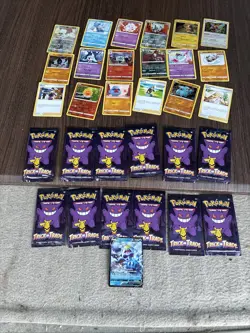 Massive Pokemon Card Lot - Over 13 Halloween addition Rares, V's, EX's - Image 1