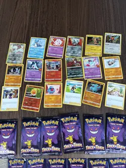 Massive Pokemon Card Lot - Over 13 Halloween addition Rares, V's, EX's - Image 2