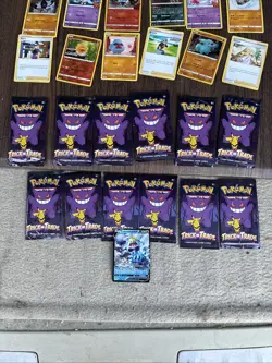 Massive Pokemon Card Lot - Over 13 Halloween addition Rares, V's, EX's - Image 3