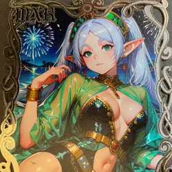 Goddess Story Gold METAL Card - Serial Number #013/200! - Anime Bikini Girl Elf - Image 2