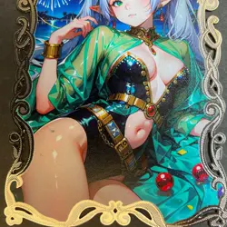 Goddess Story Gold METAL Card - Serial Number #013/200! - Anime Bikini Girl Elf - Image 3