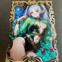 Goddess Story Gold METAL Card - Serial Number #013/200! - Anime Bikini Girl Elf - Image 4