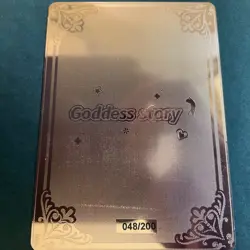 Goddess Story Gold METAL Card - Serial Number #048/200! - Anime Bikini Zero Two - Image 5